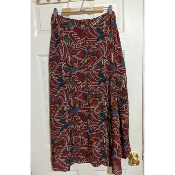 Anthropologie Farm Rio Culebra midi skirt - Picture 8 of 11